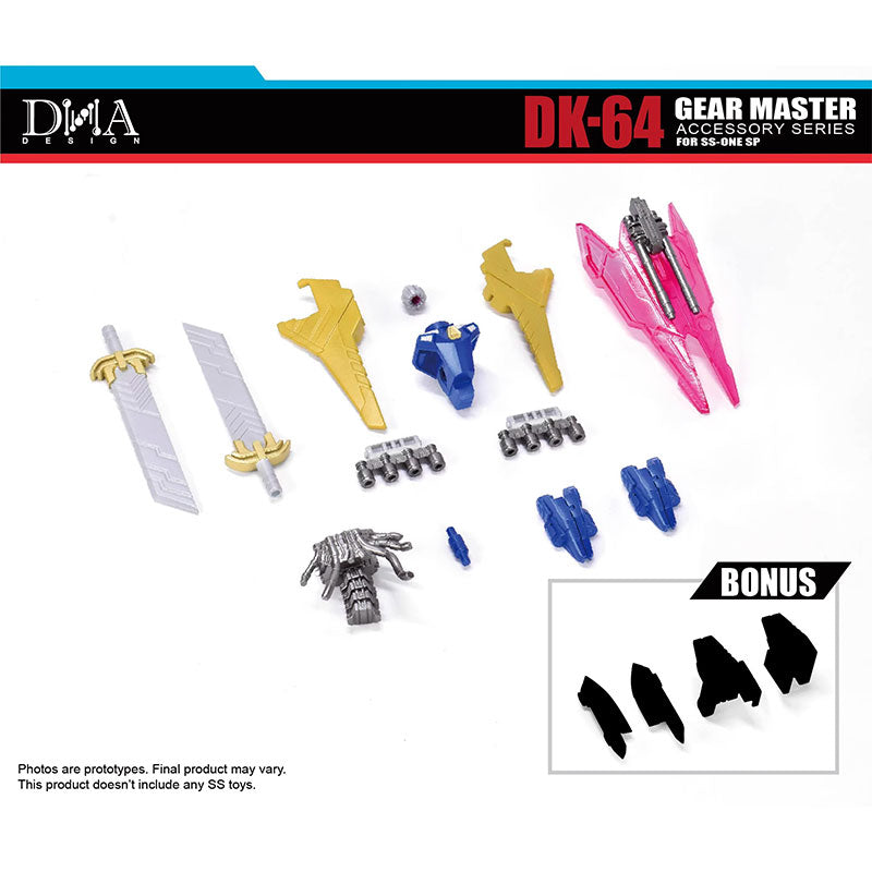 DNA Design DK-64 Gear Master Accessory Series Upgrade Kits for SS-one Up w/ Bouns
