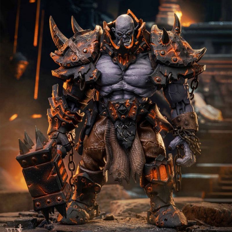 Caballero Gris 1/10 Guardián de la Horda-05 Magma Forgemaster World of Warcraft Orco