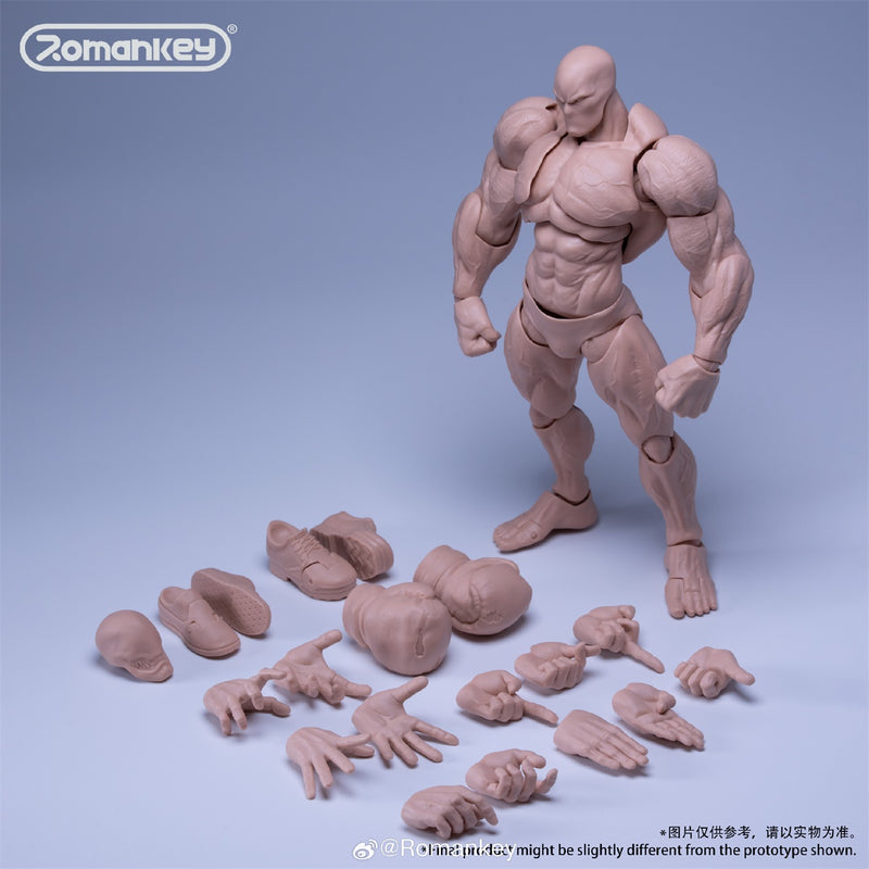 Romankey 1/12 UMS003 Big Buy Figura de acción Cuerpo masculino Color blanco Ver.