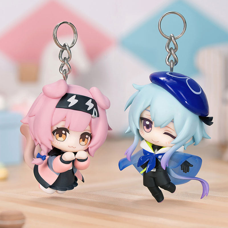 Figura Chibi de Goldenglow y Mizuki de la serie Hang On de Myethos Arknights