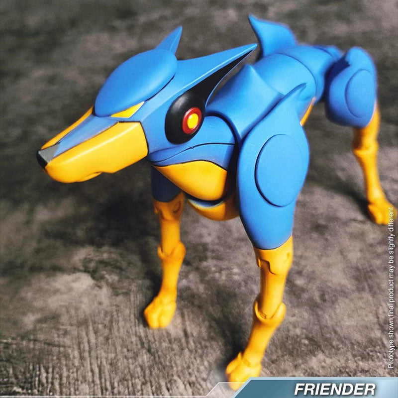 King Arts DFS086 Action Figure Series Casshan Robot Dog Friender