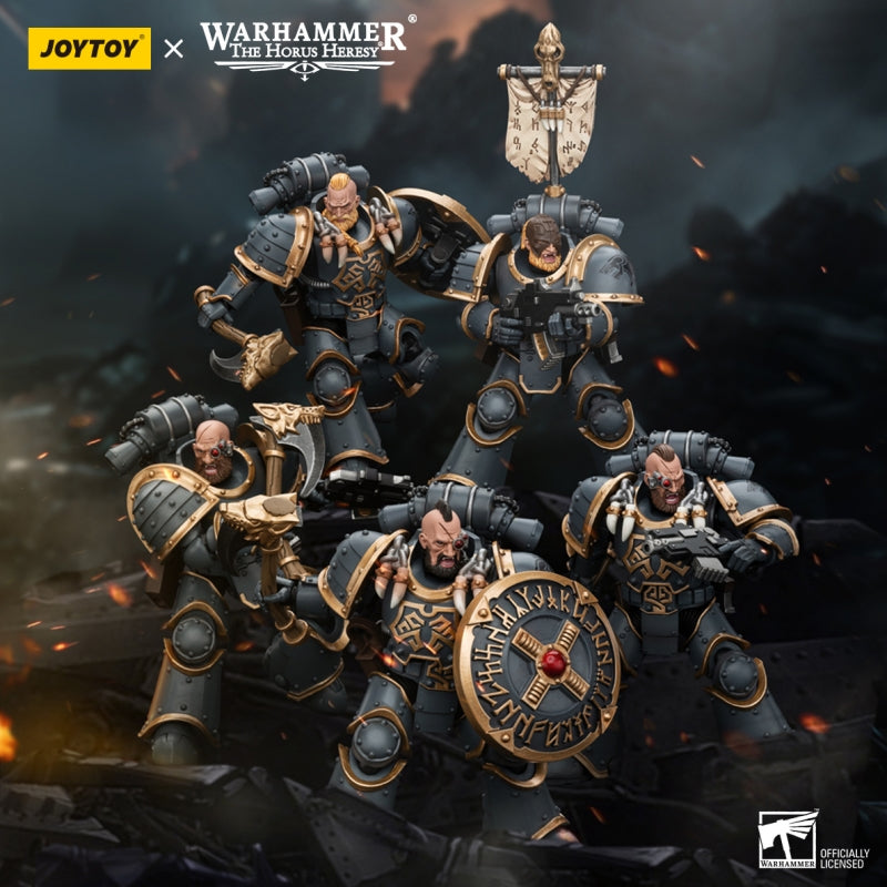 JOYTOY Warhammer The Horus Heresy 1:18 Space Wolves Graues Slayer-Paket