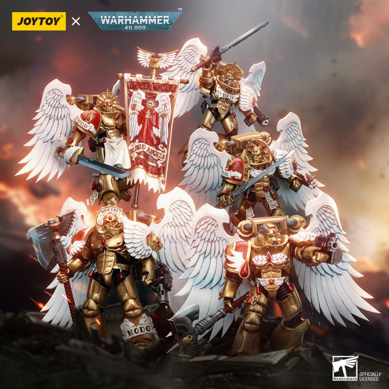 JOYTOY Warhammer 40k 1:18 Blood Angels Sanguinary Guard