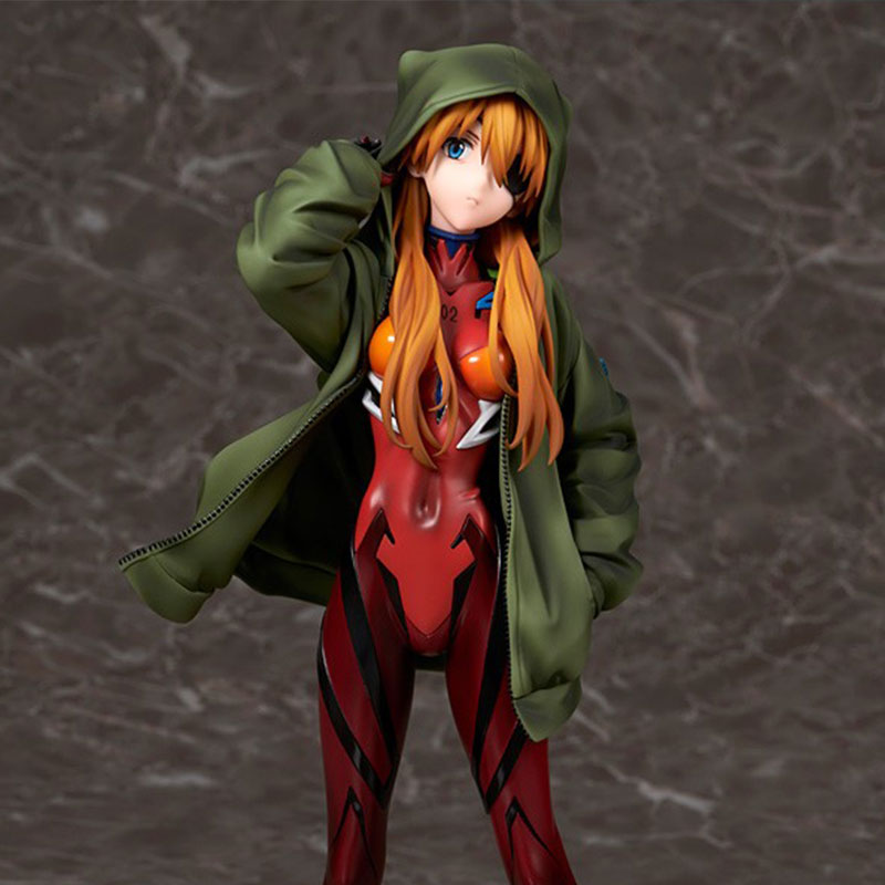 Figura de Asuka Langley Shikinami (versión con capucha) de Alter Rebuild of Evangelion a escala 1/7