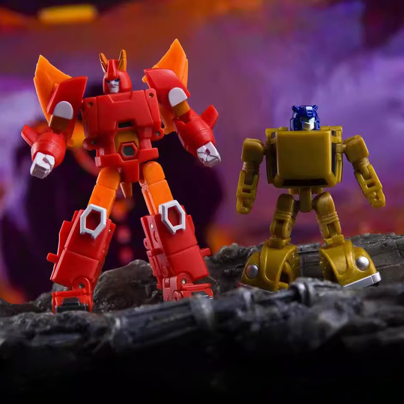 Dr.Wu DW-E34G Golden Beetle Goldbug & DW-E35M Wingman Cyclonus Shattered Glass Version Set of 2
