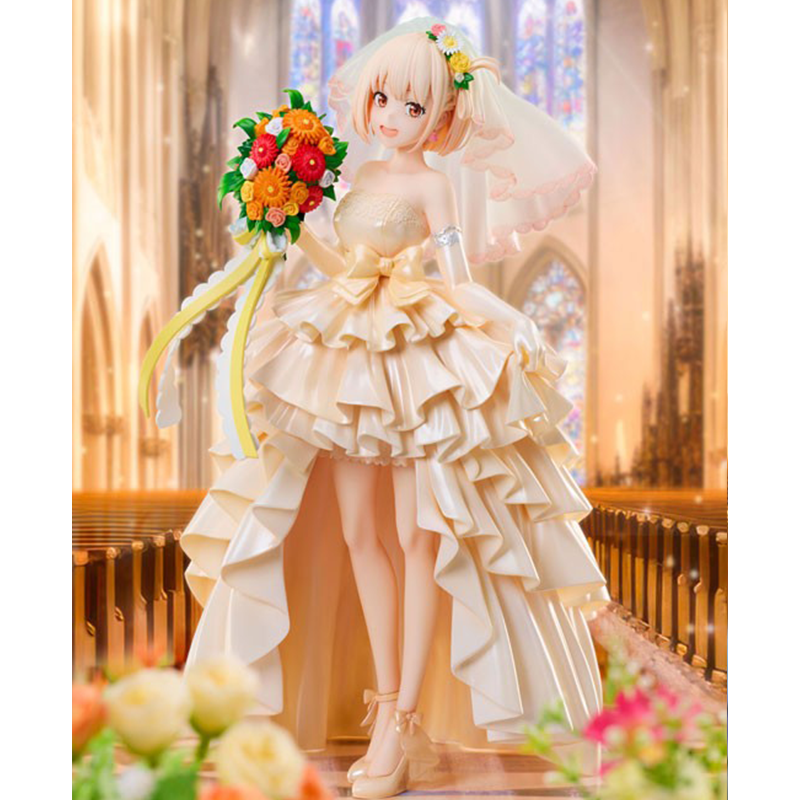 Aniplex Inc. Lycoris Recoil Chisato Nishikigi (vestido de novia Ver.) Figura escala 1/7