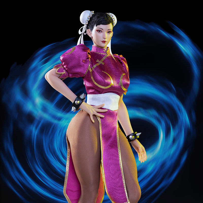 Star Man 1/6 MS-015C Female fighter Chun-li Purple version