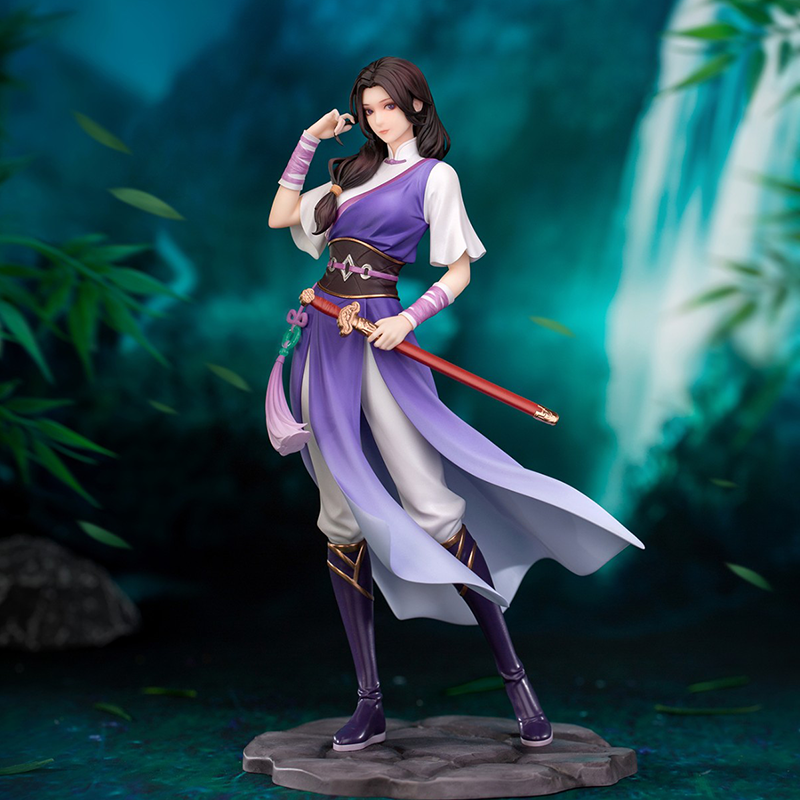 Paladín chino Myethos: regalo de espada y hada + figura a escala 1/10 de Yue Guan Xia Nu Lin Yueru
