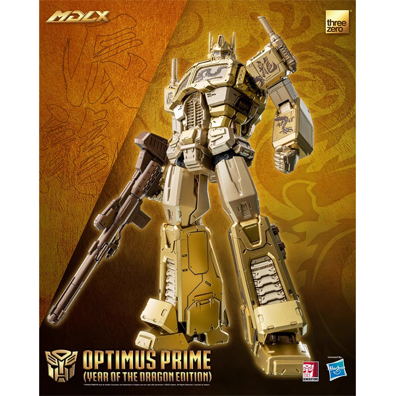 Threezero Transformers MDLX Optimus Prime Edición Año del Dragón