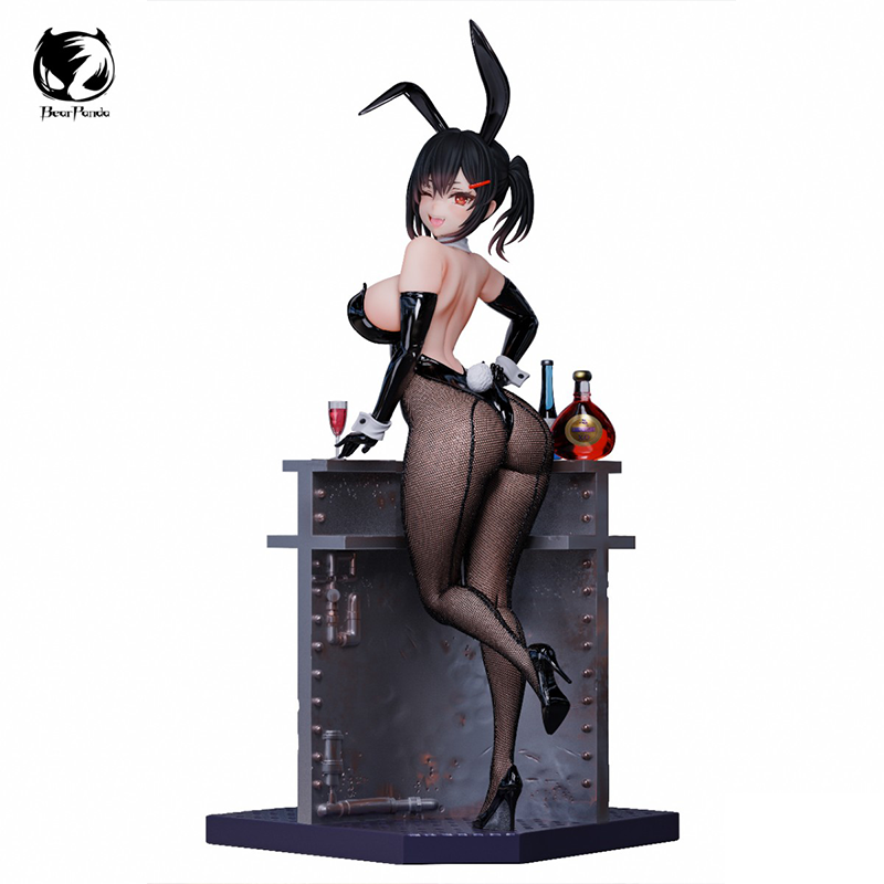Bear Panda Asanagi Illustration Bunny Girl Rin 1/6 Scale Figure
