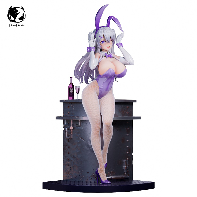 Bear Panda Asanagi Illustration Bunny Girl Xiya 1/6 Scale Figure