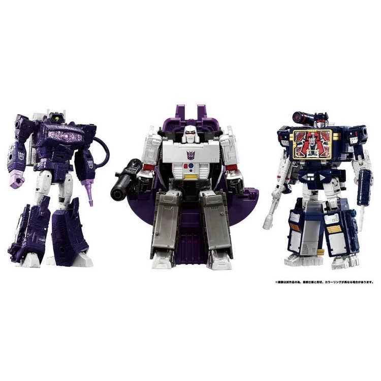 Takara Tomy Transformers Dramatic Capture Series Nemesis Bridge (Shockwave, Megatron y Soundwave)