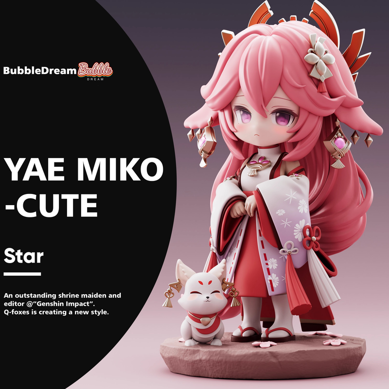 Bubble Dream Studio Genshin Impact Yae Miko Statue