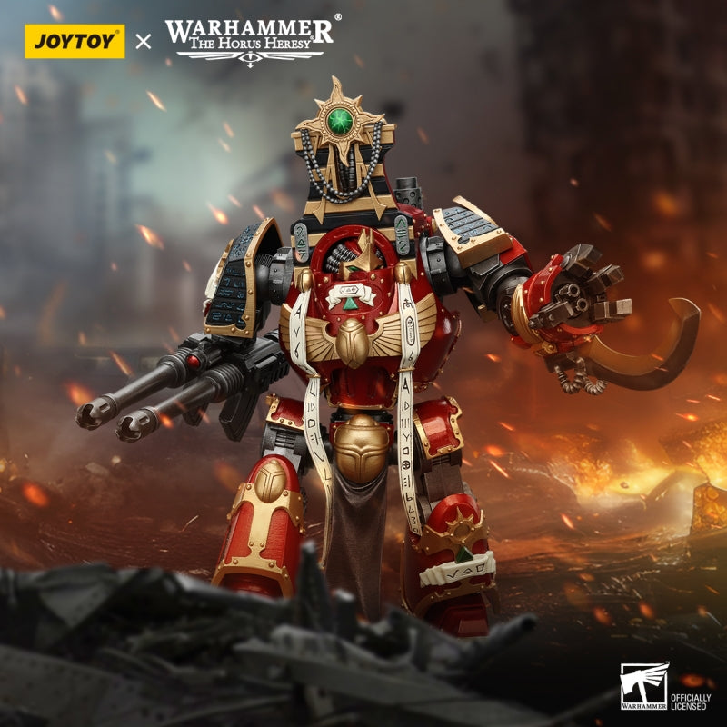 JOYTOY JT8636 - Warhammer The Horus Heresy 1:18 Thousand Sons Contemptor-Osiron Dreadnought mit Gravis Force Blade und Gravis Autokanone