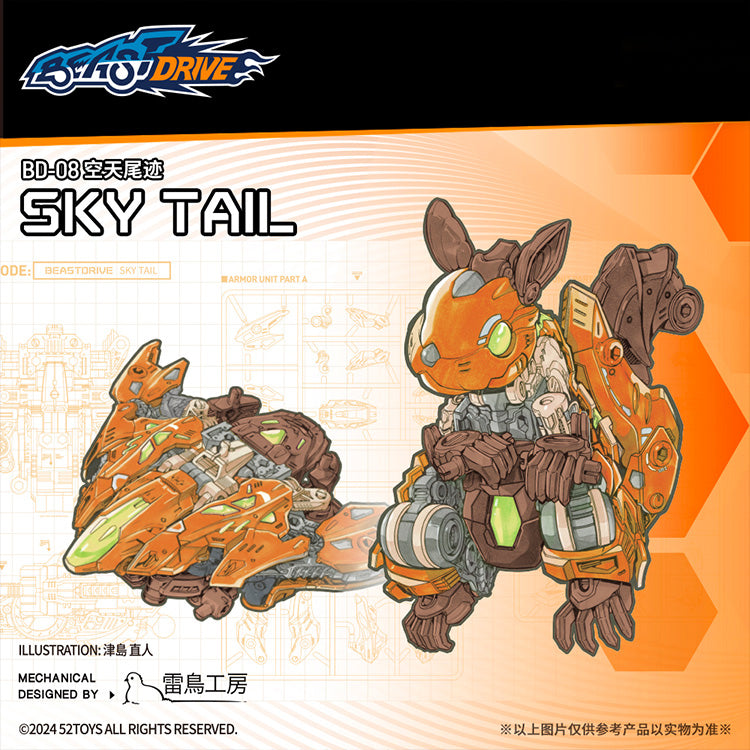 52toys BeastDrive BD-09 Sky Tail Model Kit