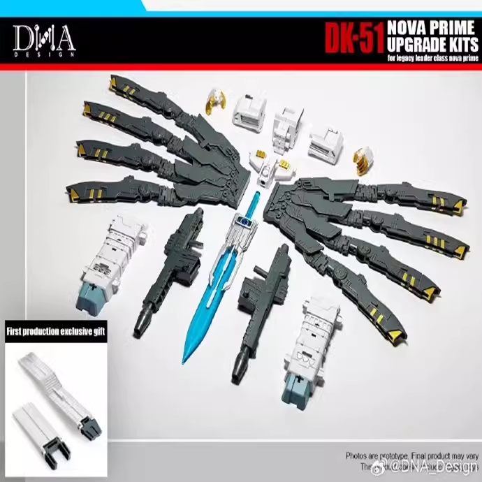 DNA Design DK-51 Upgrade Kits for Legacy Leader Class Nova Prime w/ Bonus