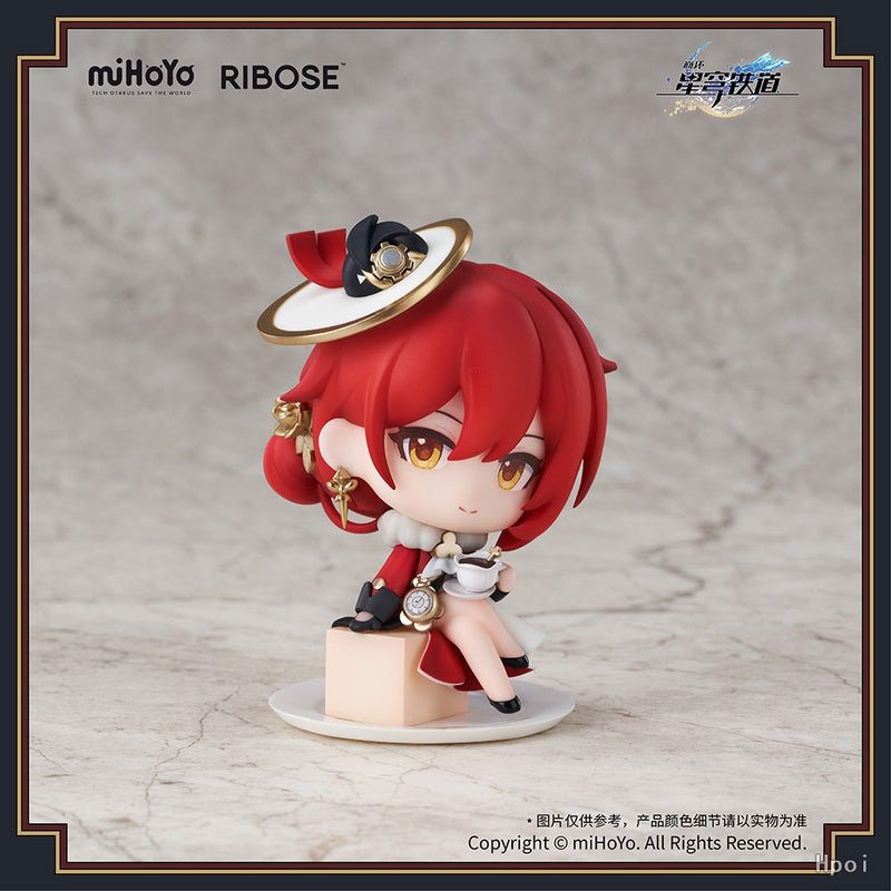 Ribose Honkai: Star Rail Bienvenido a Train Tea Party Himeko Chibi Figura