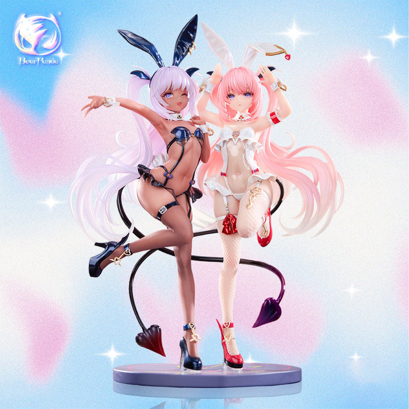 Bear Panda Tamano Kedama Ilustración Lulumu & Kulomu Conjunto de figuras a escala 1/6