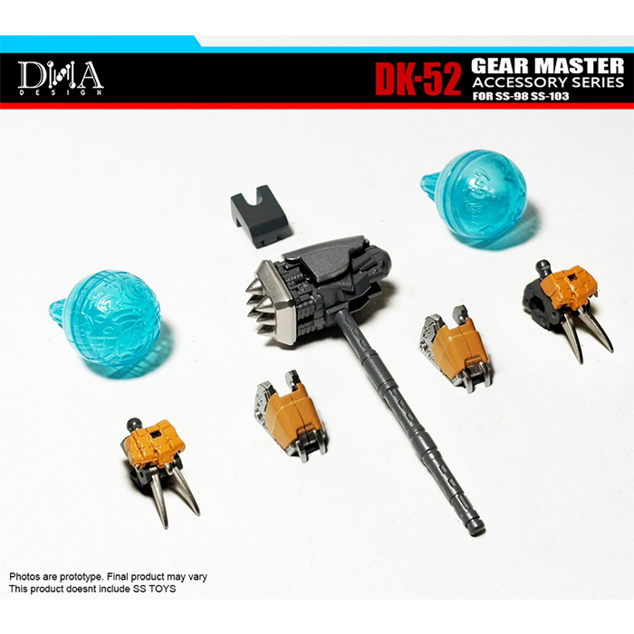 DNA Design DK-52 Upgrade Kits for SS-98 Cheetor & SS-103 Rhinox