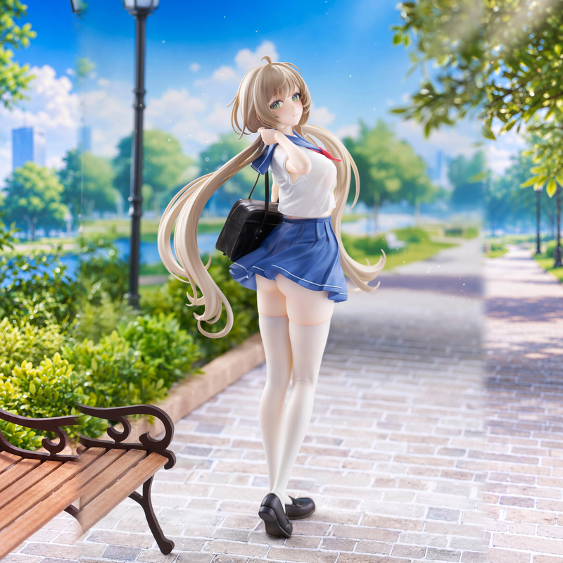 Houkiboshi Illustration Sakura Momoko (Uniform Ver.) 1/6 Scale Figure image 1