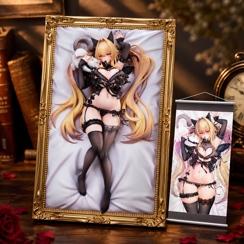 Novel Stella Stella (Black Cat Deluxe Ver.) 1/7 Scale Figure image 1