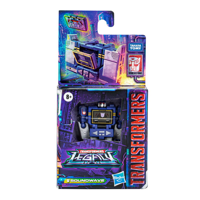 Transformadores Generaciones Legacy Core Soundwave