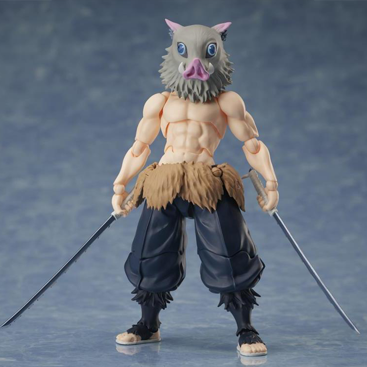 Aniplex Inc. Demon Slayer: Kimetsu no Yaiba BUZZmod. Figura a escala 1/12 de Inosuke Hashibira