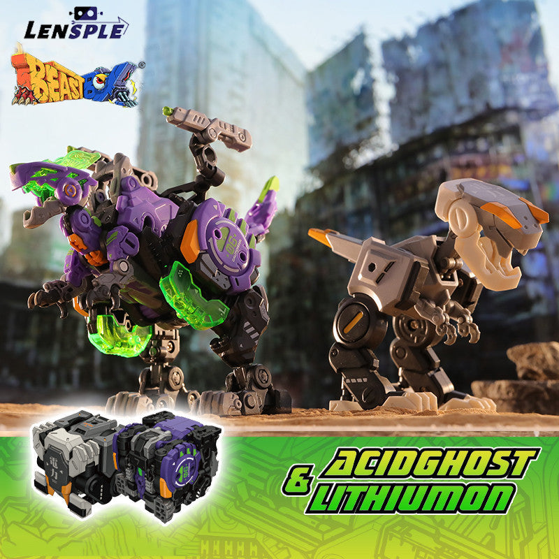 52Toys Beast Box BB-46 Acidghost Lithiumon Figura de acción