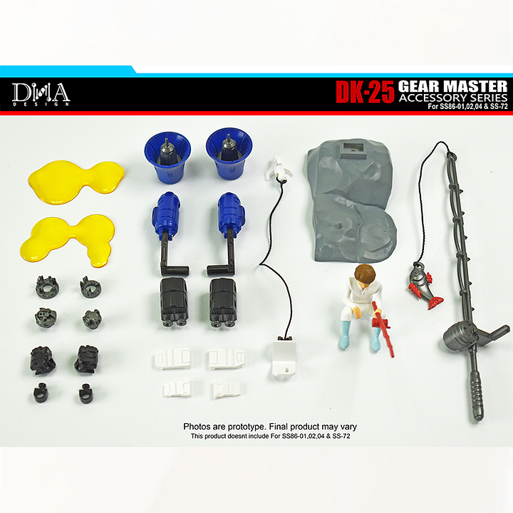 DNA Design DK-25 Upgrade-Kit für SS-72 & SS-86 Jazz, Kup & Hot Rod