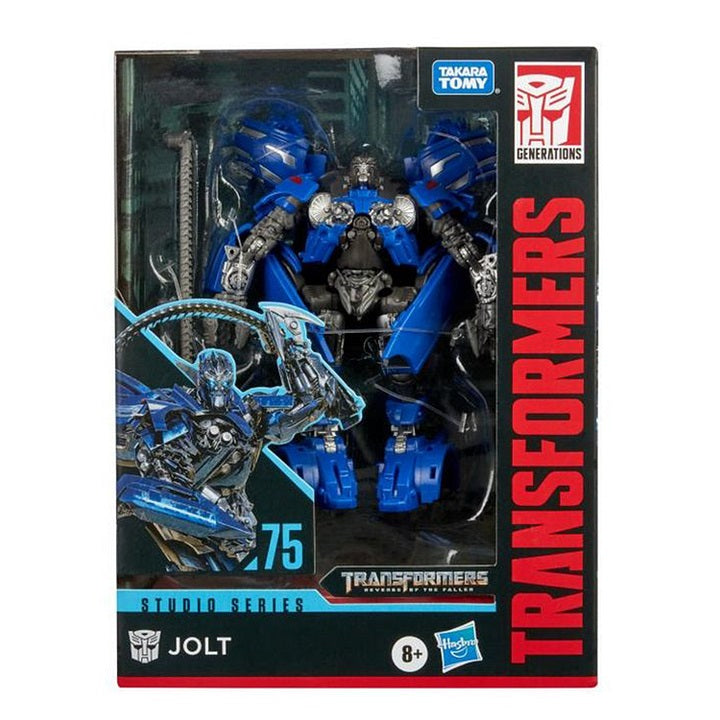 Hasbro Transformers Toys Studio Series 75 Deluxe Class Transformers: Revenge of the Fallen Jolt Figura