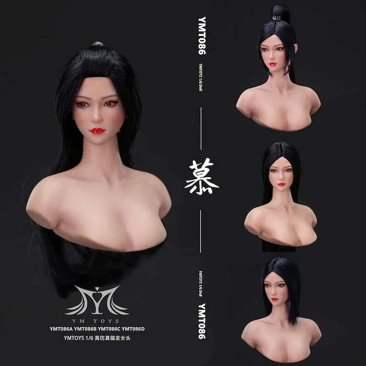 1/6 YMTOYS YMT086 "Mu" Weibliche Kopfskulptur H#blass