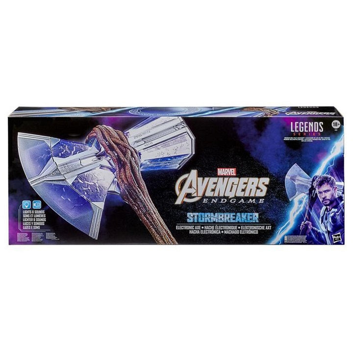 Hasbro Marvel Avengers: Endgame Marvel's Stormbreaker Axe Thor Premium Roleplay Item con Sound FX