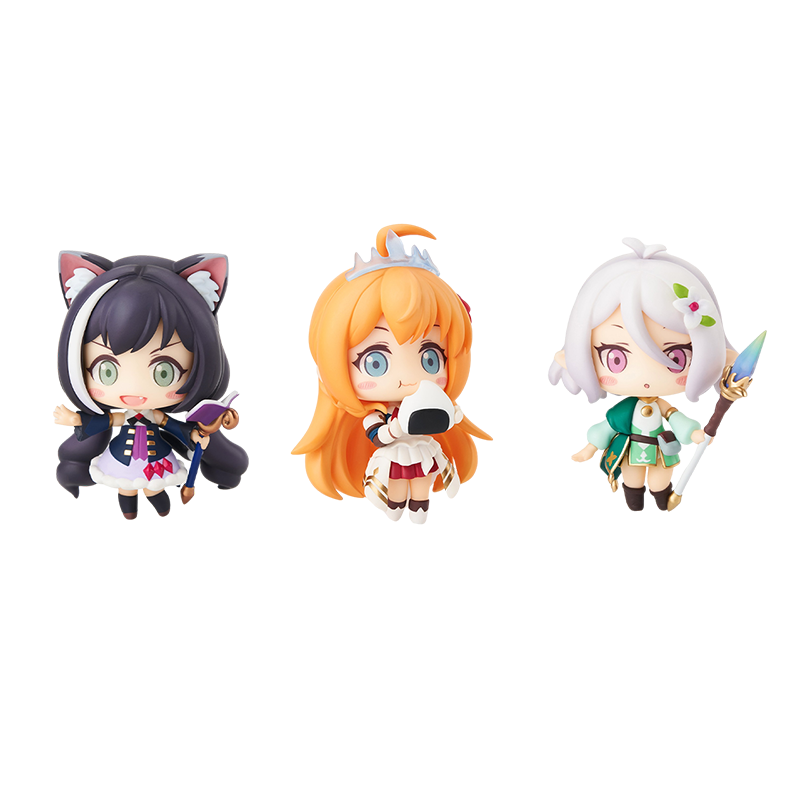 BeBOX Princess Connect! Re:Dive Deformed Figure Gourmet Edifice Pecorine / Kokkoro / Karyl