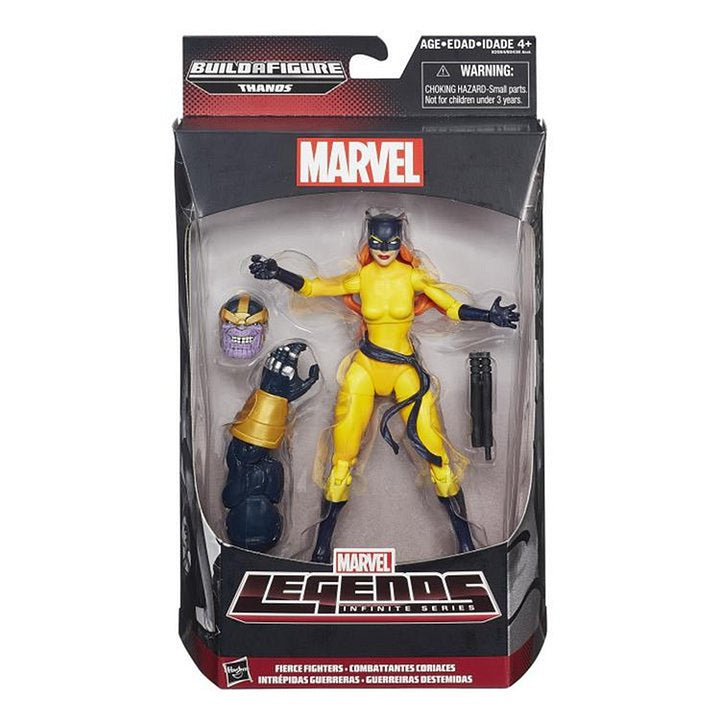 Hasbro Vengadores Marvel Legends Infinite Series Fierce Fighters Hellcat (Thanos BAF)