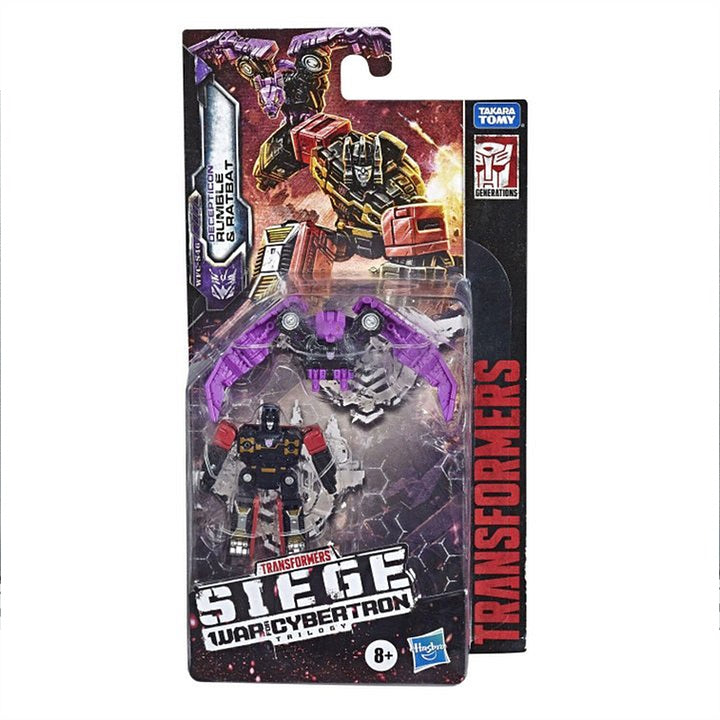 Hasbro Rumble & Ratbat - Transformadores WFC Siege - Micromasters