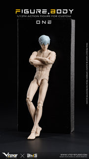 VTOYS X BMS 1/12 VB002 Figur Körper Eine weiße Haut Version