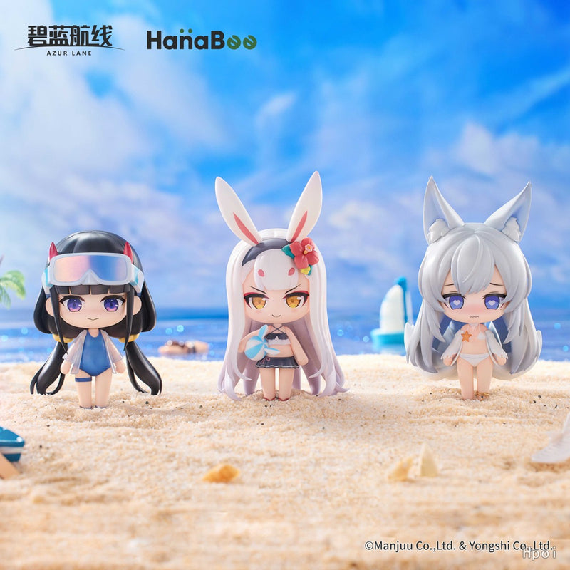 Conjunto de 3 figuras Chibi Vol.1 de traje de baño de verano Azur Lane de HanaBee