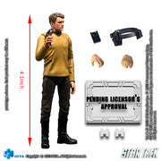 HIYA Exquisita Mini Serie 1/18 Escala 4 Pulgadas STAR TREK 2009 Chekov Figura de Acción