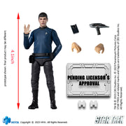 HIYA Exquisita Mini Serie 1/18 Escala 4 Pulgadas STAR TREK 2009 Spock Figura de Acción