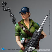 HIYA Exquisite Mini-Serie, 1/18, Maßstab 10,2 cm, GIJoe Lady Jaye Actionfigur