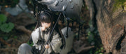 Figura Coprinus comatus a escala 1/1 de la serie The Mushroom Girls n.º 4 de Reverse Studio