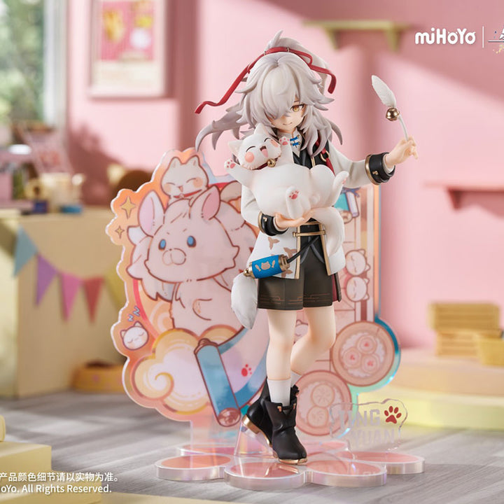 Ribose Honkai: Figura Jing Yuan de la serie Chibi Cat de Star Rail RISE UP+