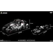 Modoking 1/12 Batman: El Caballero Oscuro Batimóvil y Batpod Modelo Kit