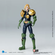 HIYA Exquisita Mini Serie 1/18 Escala 4 pulgadas JUDGE DREDD Judge Anderson VS The Dark Judges Figura de acción
