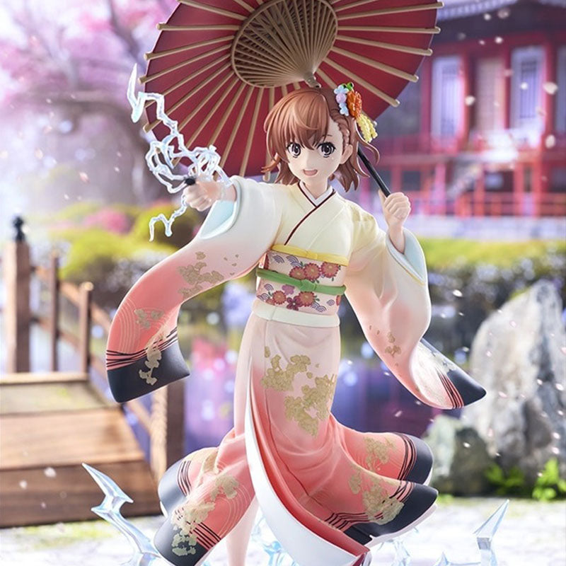[Reserva] Figura a escala 1/7 de Kadokawa A Certain Scientific Railgun T KD Colle Mikoto Misaka (versión Furisode Kimono)