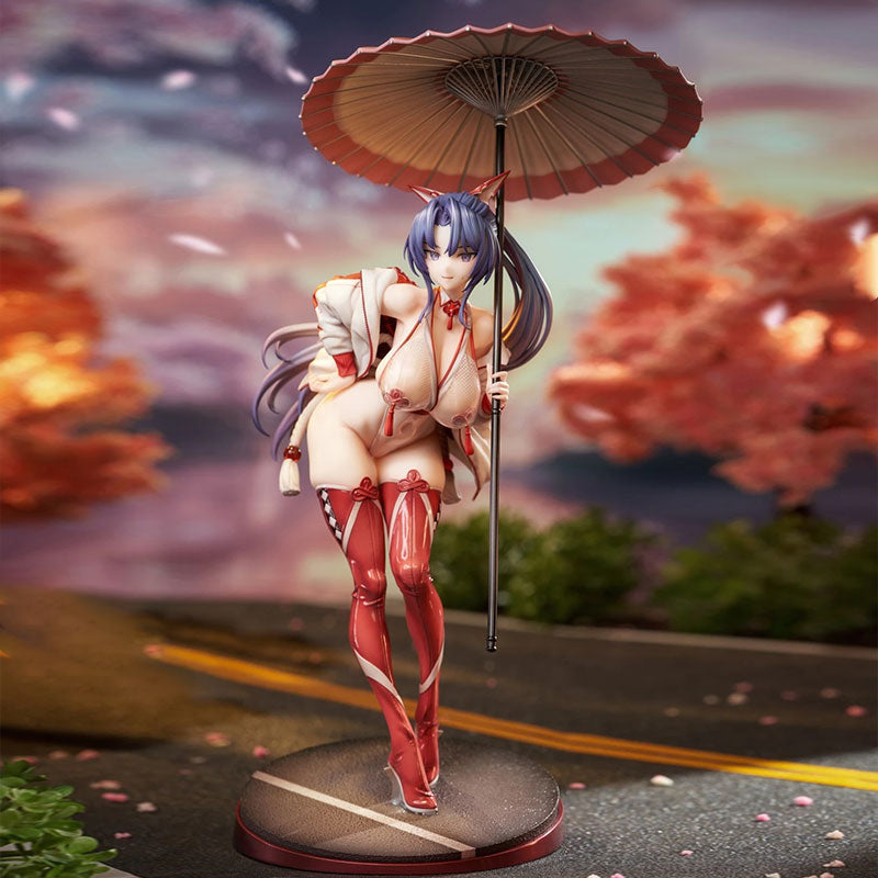 [Pre-Order] Hobby Sakura Yuichi Hiiragi Illustration Miko Shoujo (MIKO Race Queen Ver.) (Regular Edition) 1/7 Scale Figure