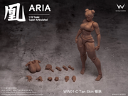 Whale Works 1/12 WW01-C Super Articulated Female Figure Aria Tan Skin