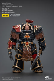 JOYTOY JT9770 Warhammer La Herejía de Horus 1: 18 Hijos de Horus Ezekyle Abaddon Primer Capitán de la XVL Legión