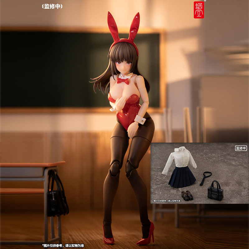 [Vorbestellung] Schneckenhaus 1/12 JK-01 JK Bunny Girl Rena &amp; JK Kleidungszubehör