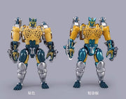 TransArt BWM-03 Metal Leopard Commander Transmetal Cheetor Versión metálica